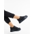Pantofi sport dama negri din piele ecologica si material textil Monai, 4 - Kalapod.net