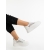 Pantofi sport dama albi din piele ecologica si material textil Monai, 4 - Kalapod.net