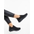Pantofi sport dama negri  din material textil Cardia, 4 - Kalapod.net