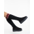 Cizme dama negre din material textil Talora, 4 - Kalapod.net