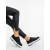 Pantofi sport dama negri cu alb din piele ecologica Klarisa, 3 - Kalapod.net