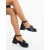 Pantofi casual dama negri din piele ecologica Azeria, 2 - Kalapod.net