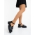 Pantofi casual dama negri din piele ecologica lacuita Riena, 2 - Kalapod.net