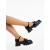 Pantofi casual dama negri din piele ecologica lacuita Riena, 4 - Kalapod.net