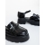 Pantofi casual dama negri din piele ecologica lacuita Riena, 6 - Kalapod.net