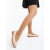Balerini dama nude din material textil Arefa, 3 - Kalapod.net