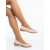 Balerini dama nude din material textil Arefa - Kalapod.net