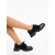 Pantofi casual dama negri din piele ecologica si material textil Senia, 4 - Kalapod.net