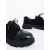 Pantofi casual dama negri din piele ecologica si material textil Senia, 6 - Kalapod.net