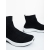 Pantofi sport dama negri cu alb din material textil Siara, 6 - Kalapod.net