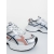 Pantofi sport dama albi cu roz din piele ecologica si material textil Elle, 6 - Kalapod.net