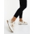 Pantofi sport dama bej din piele ecologica si material textil Lalona, 4 - Kalapod.net