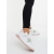 Pantofi sport dama albi cu roz din piele ecologica si material textil Lalona, 3 - Kalapod.net