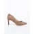 Pantofi dama cu toc bej inchis din material textil Lysana, 6 - Kalapod.net