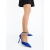 Pantofi dama cu toc albastri din material textil Ambria, 3 - Kalapod.net