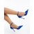 Pantofi dama cu toc albastri din material textil Ambria, 4 - Kalapod.net