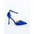 Pantofi dama cu toc albastri din material textil Ambria, 5 - Kalapod.net