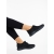 Pantofi sport dama negri cu insertii argintii din material textil Alenia, 6 - Kalapod.net