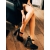 Pantofi dama negri cu toc din material textil Regena, 2 - Kalapod.net