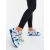 Pantofi sport dama albastri cu roz din piele ecologica Osiana, 4 - Kalapod.net