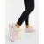 Pantofi sport dama roz cu galben din piele ecologica Osiana, 3 - Kalapod.net