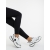 Pantofi sport dama alb cu negru din piele ecologica si material textil Revana, 3 - Kalapod.net