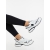 Pantofi sport dama alb cu negru din piele ecologica si material textil Revana, 4 - Kalapod.net