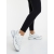 Pantofi sport dama albi cu gri din piele ecologica si material textil Revana, 3 - Kalapod.net