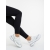 Pantofi sport dama albi cu gri din piele ecologica si material textil Revana - Kalapod.net