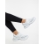 Pantofi sport dama albi cu gri din piele ecologica si material textil Revana, 4 - Kalapod.net