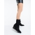 Cizme dama cu toc negre din material textil Sayana, 2 - Kalapod.net