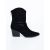Cizme dama cu toc negre din material textil Sayana, 5 - Kalapod.net