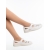 Pantofi casual dama bej din piele ecologica Neora, 4 - Kalapod.net