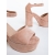 Sandale dama cu toc roz din material textil Elenia, 6 - Kalapod.net