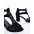 Sandale dama cu toc negre din material textil Andiza, 6 - Kalapod.net