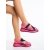 Sandale dama cu platforma roz din piele ecologica si material textil Asavia - Kalapod.net Sandale dama cu platforma roz din piele ecologica si material textil Asavia - Kalapod.net