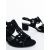 Sandale dama cu toc negre din material textil Niaza, 6 - Kalapod.net Sandale dama cu toc negre din material textil Niaza, 6 - Kalapod.net