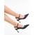 Pantofi dama cu toc negre din material textil Ziania, 4 - Kalapod.net