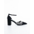Pantofi dama cu toc negri din material textil Tesada, 5 - Kalapod.net
