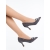 Pantofi dama cu toc gri din material textil Amandi, 4 - Kalapod.net