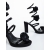 Sandale dama cu toc negre din material textil Evami, 6 - Kalapod.net