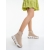 Pantofi sport dama Sunya bej inchis - Kalapod.net