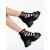 Sandale dama cu platforma negre din material textil Lahana, 4 - Kalapod.net