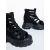 Sandale dama cu platforma negre din material textil Lahana, 6 - Kalapod.net