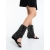 Sandale dama cu platforma negre din piele naturala intoarsa Mihana, 2 - Kalapod.net