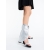 Sandale dama cu platforma argintii din piele naturala intoarsa Mihana - Kalapod.net Sandale dama cu platforma argintii din piele naturala intoarsa Mihana - Kalapod.net