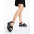 Sandale dama cu platforma negre din piele ecologica Asara - Kalapod.net Sandale dama cu platforma negre din piele ecologica Asara - Kalapod.net