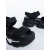 Sandale dama cu platforma negre din piele ecologica Nehana, 6 - Kalapod.net Sandale dama cu platforma negre din piele ecologica Nehana, 6 - Kalapod.net
