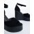 Sandale dama cu platforma negre din material textil Haruha, 6 - Kalapod.net
