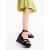 Sandale dama cu platforma negre din material textil Arcava, 2 - Kalapod.net